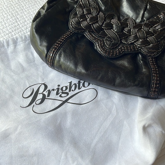 Brighton leather - hand braided purse - beautiful bag! - Picture 7 of 10